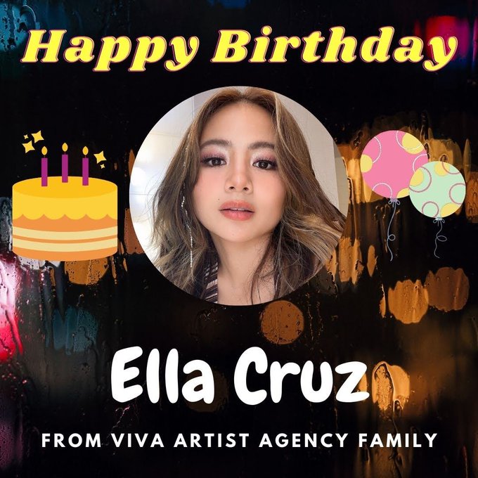 Happy Birthday Ella Cruz 