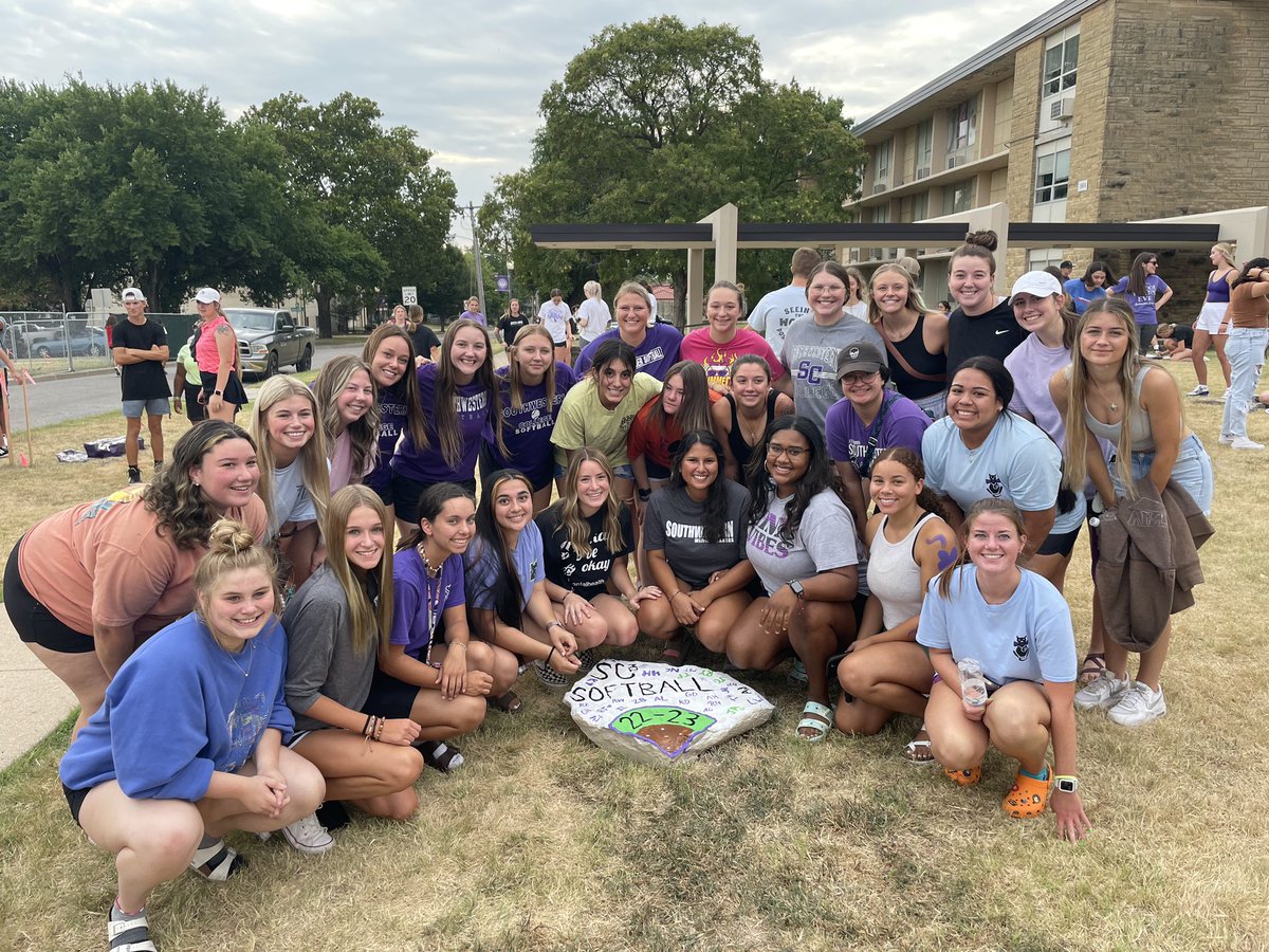 BuildersSB's tweet photo. Annual rock painting ceremony #builders https://t.co/g5NHmfW53E