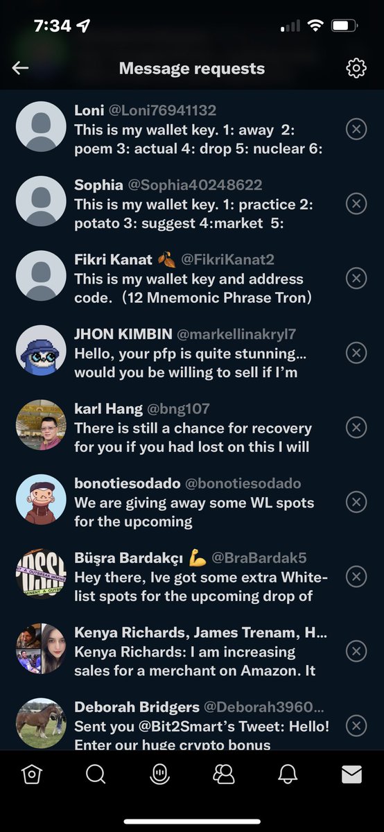 Goosedaboose's tweet photo. Why are people sending me there wallet keys? https://t.co/Jva0FBVvDa