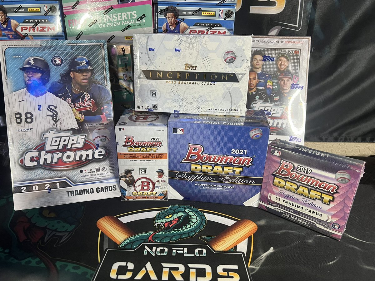 CardsEnzo's tweet photo. 🚨MLB Madness Mixer🚨 - 12 spots left!

2019 Draft Saph
2021 Draft Saph
2021 Bowman Draft Asia
2021 Topps Chrome Lite
2022 Topps Inception

2+ Autos, Asia mojos, Sapphire color to chase!

$72 per spot (26 spots) Four teams given away during the madness!!

@MDRANSOM1 
@sports_sell https://t.co/XMrqXV4lJG