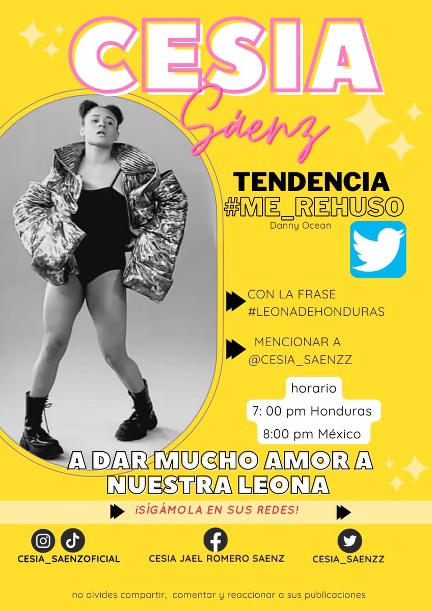 belennsun's tweet photo. YA TENEMOS PERFIL EN SPOTIFY XFAVOR DAR FOLLOW!
#Me_Rehuso #Cesia #CesiaGanadora
@aqueeeennnn @wonderml12 @BarahonaPoleth
@sulyamaya27
@SthefanyFolgar @Dannocean https://t.co/RzdzxlP0B1
https://t.co/HrrqAu4LR6