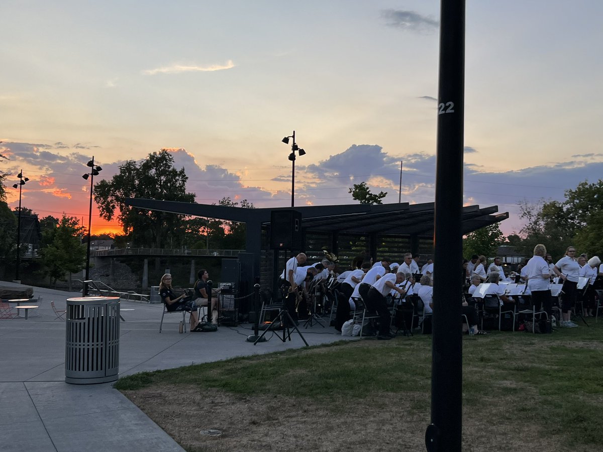 Lilly Weinberg (@lillyweinberg) on Twitter photo What an extraordinary day <a href="/CityofFortWayne/">Fort Wayne, Indiana</a> <a href="/CFGFW/">Community Foundation of GFW</a>: started with a 🏃♀️ on the riverfront and ended dancing, during sunset with the Community Band in the same place. #vibrantpublicspaces <a href="/knightfdn/">Knight Foundation</a> What an extraordinary day <a href="/CityofFortWayne/">Fort Wayne, Indiana</a> <a href="/CFGFW/">Community Foundation of GFW</a>: started with a 🏃♀️ on the riverfront and ended dancing, during sunset with the Community Band in the same place. #vibrantpublicspaces <a href="/knightfdn/">Knight Foundation</a>