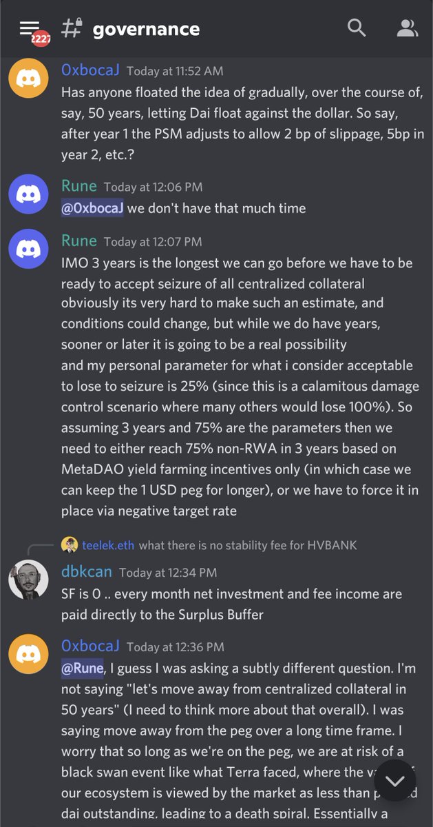 ameensol's tweet photo. IMO RAI has already accomplished about 25% of its mission

exhibit A: RAI ran the controlled floating peg experiment in prod, now it is glorified R&amp;D for @MakerDAO and @RuneKek is using RAI as a potential path forward for DAI

you're welcome 🤗

https://t.co/qgRiZTVBsr https://t.co/3Unr0hKqrw