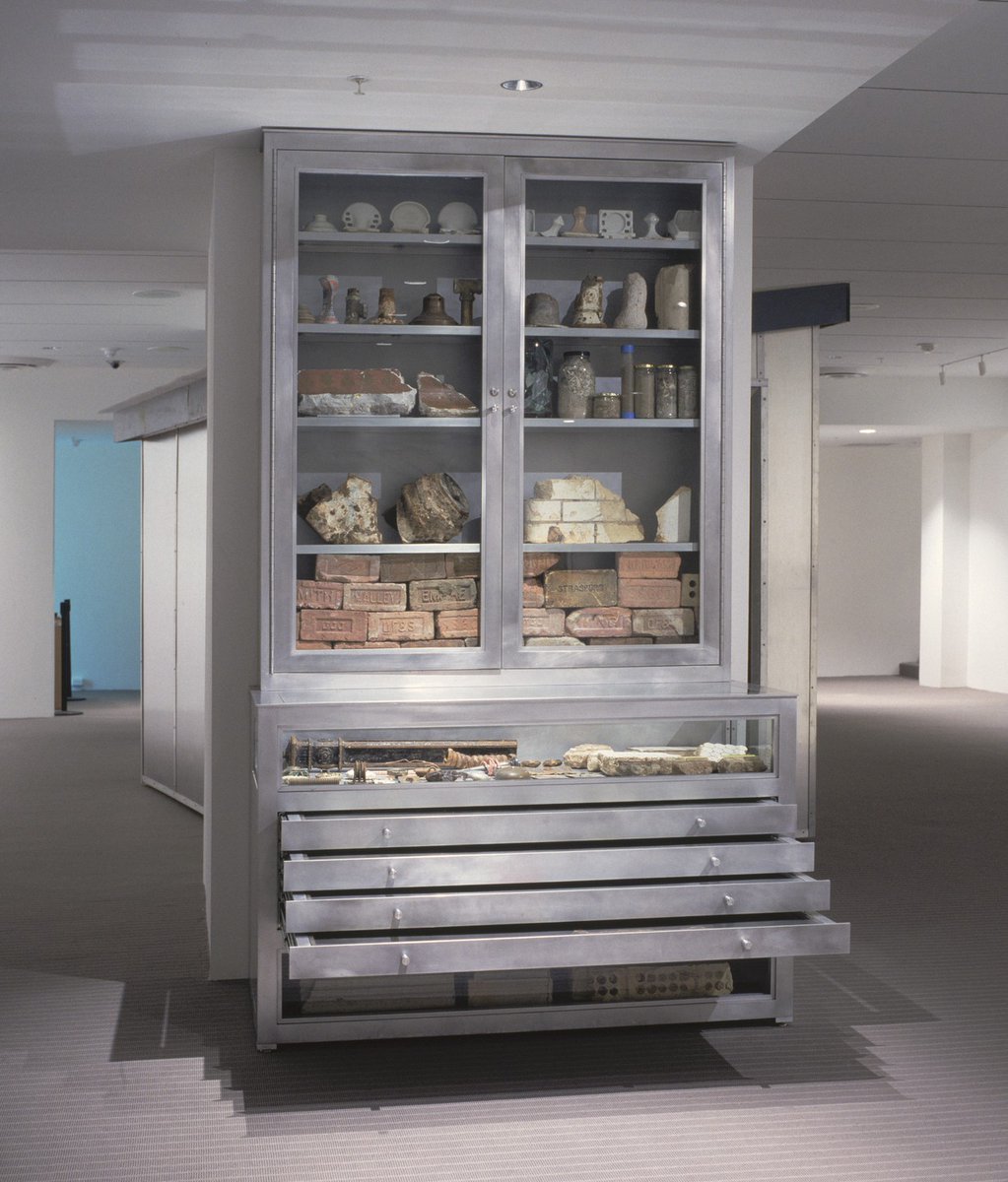 moma_paintings's tweet photo. Mark Dion, Cabinet (from Project 82 - "Rescue Archeology: A Project for The Museum of Modern Art"), 2004 #markdion #museumofmodernart https://t.co/rJ4ZRElgaT https://t.co/wXuwUxYlFf