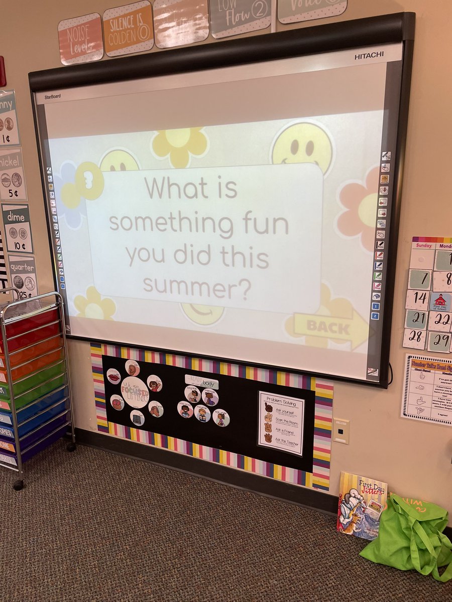 We played get to know you with stem to learn more about each other on the first days of school!