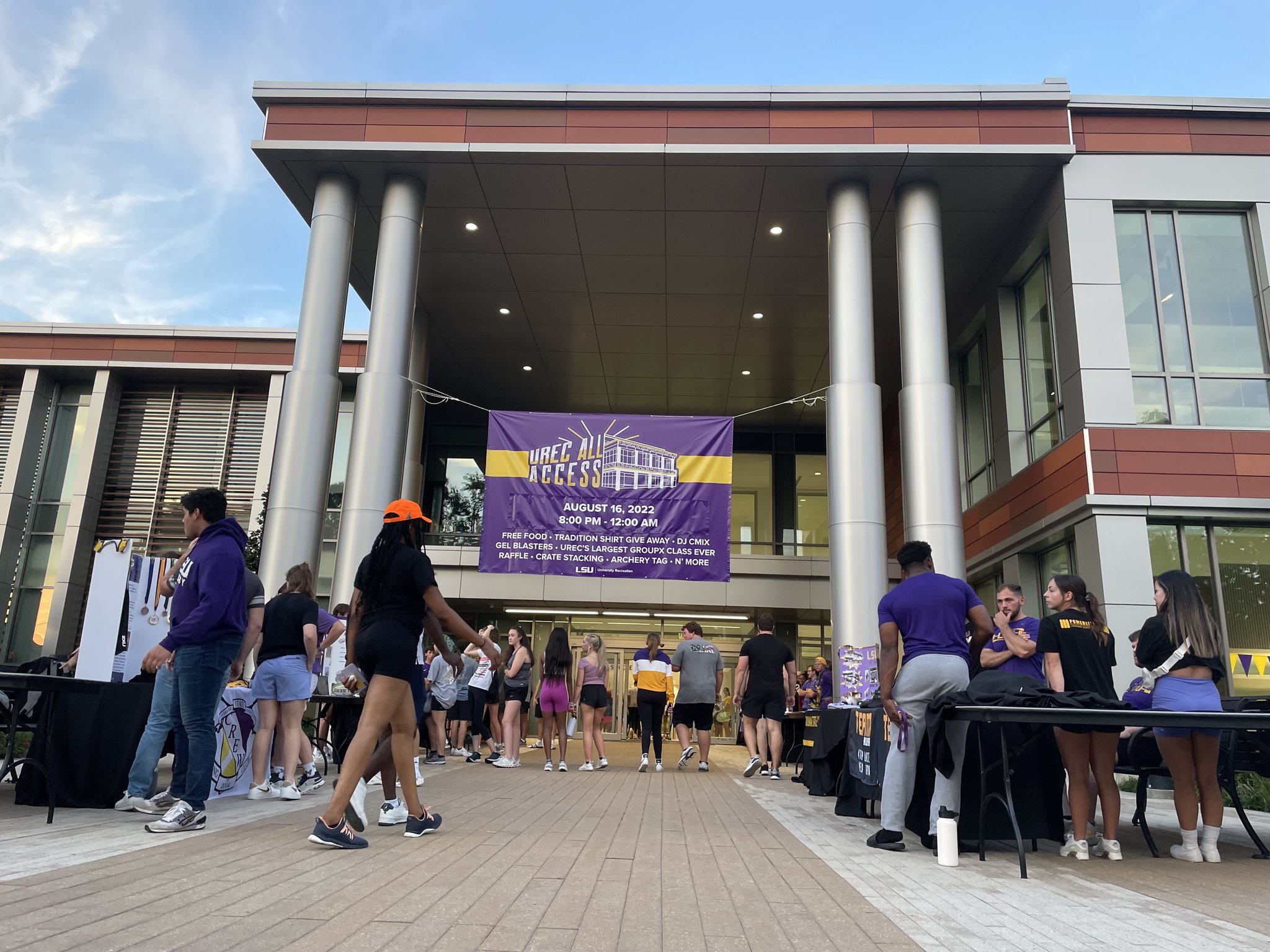LSU on Twitter "UREC AllAccess starts now. Come out until midnight