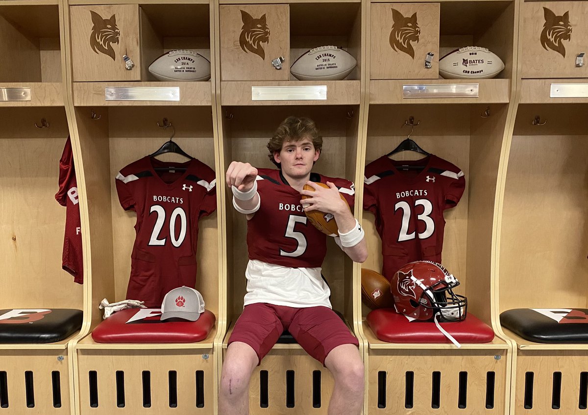 Excited to announce my commitment to bates college! I want to thank my coach’s and my family for helping me through this process.<a href="/Coachlanese13/">Coach George</a> <a href="/gbowman26/">Greg Bowman</a> <a href="/Cats_CoachCoyne/">Coach Coyne</a> @_CoachAB1 <a href="/CoachWatrous/">Owen Watrous</a> <a href="/coachmcthompson/">Mitchell Thompson</a> <a href="/JamesMayden/">Coach James Mayden</a> #rollcats