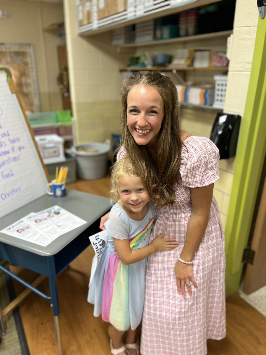 A successful meet the teacher is in the books for both of us, and we’re ready to head into our first year of going to school TOGETHER tomorrow! Thank you @agreatdayinK for making the night before k so special! #itsworthit <a href="/mrykowski1/">Mary Rykowski</a>