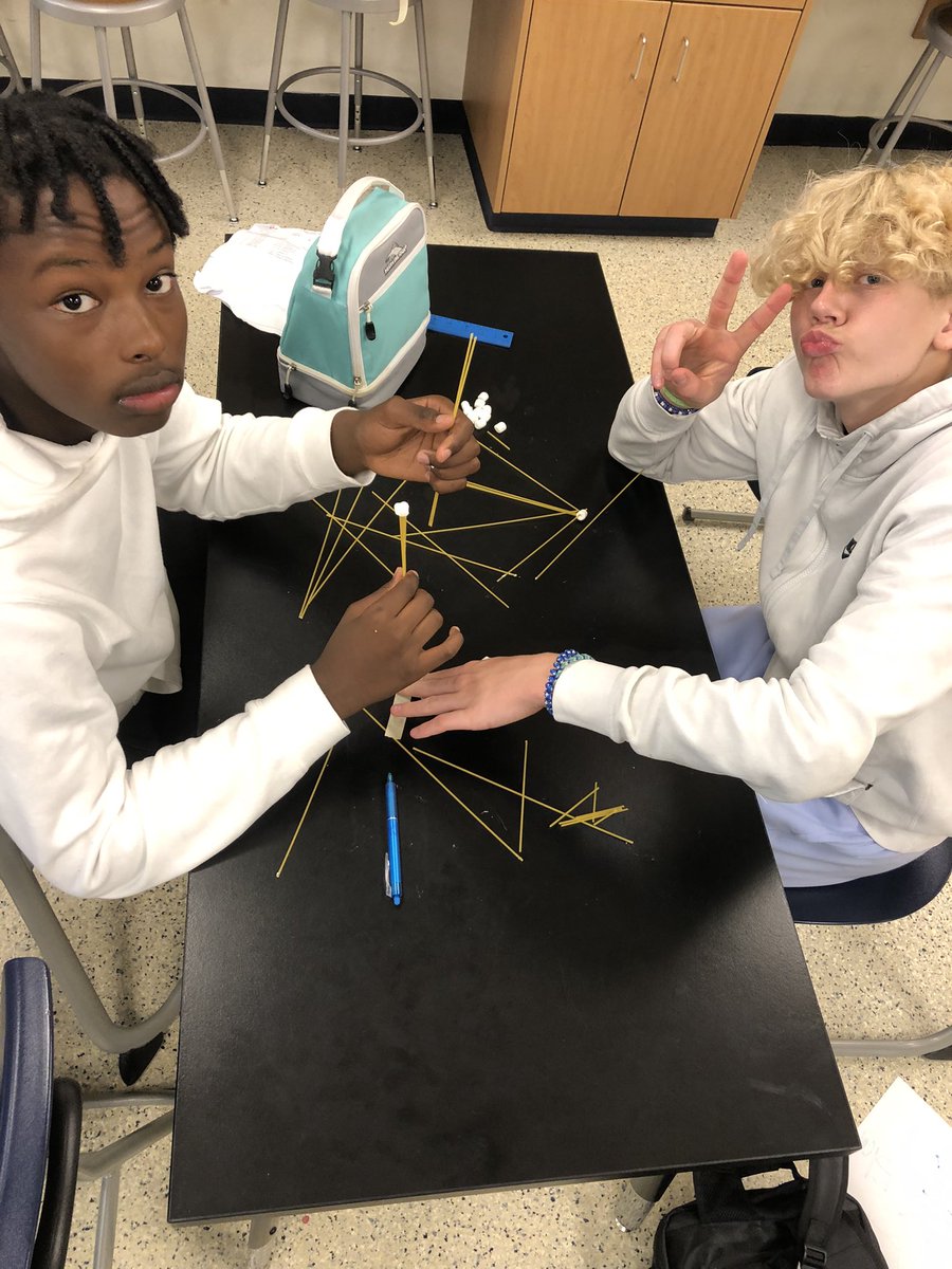 kcteach93's tweet photo. @OTMSTigerPride Marshmallow Towers in Mr. McDaniel’s room. #futureengineers #BeGreat https://t.co/Yz0QCXW5q0