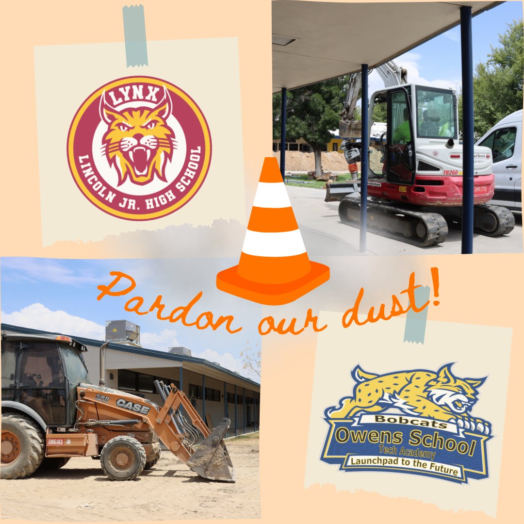Lincoln Jr. High and Owens Elementary families and neighbors: Pardon our dust! Exciting transformations are underway as one site evolves into Lincoln Jr. High and one expands to welcome even more exceptional Bobcats. We can’t wait to show you the progress made over the summer!