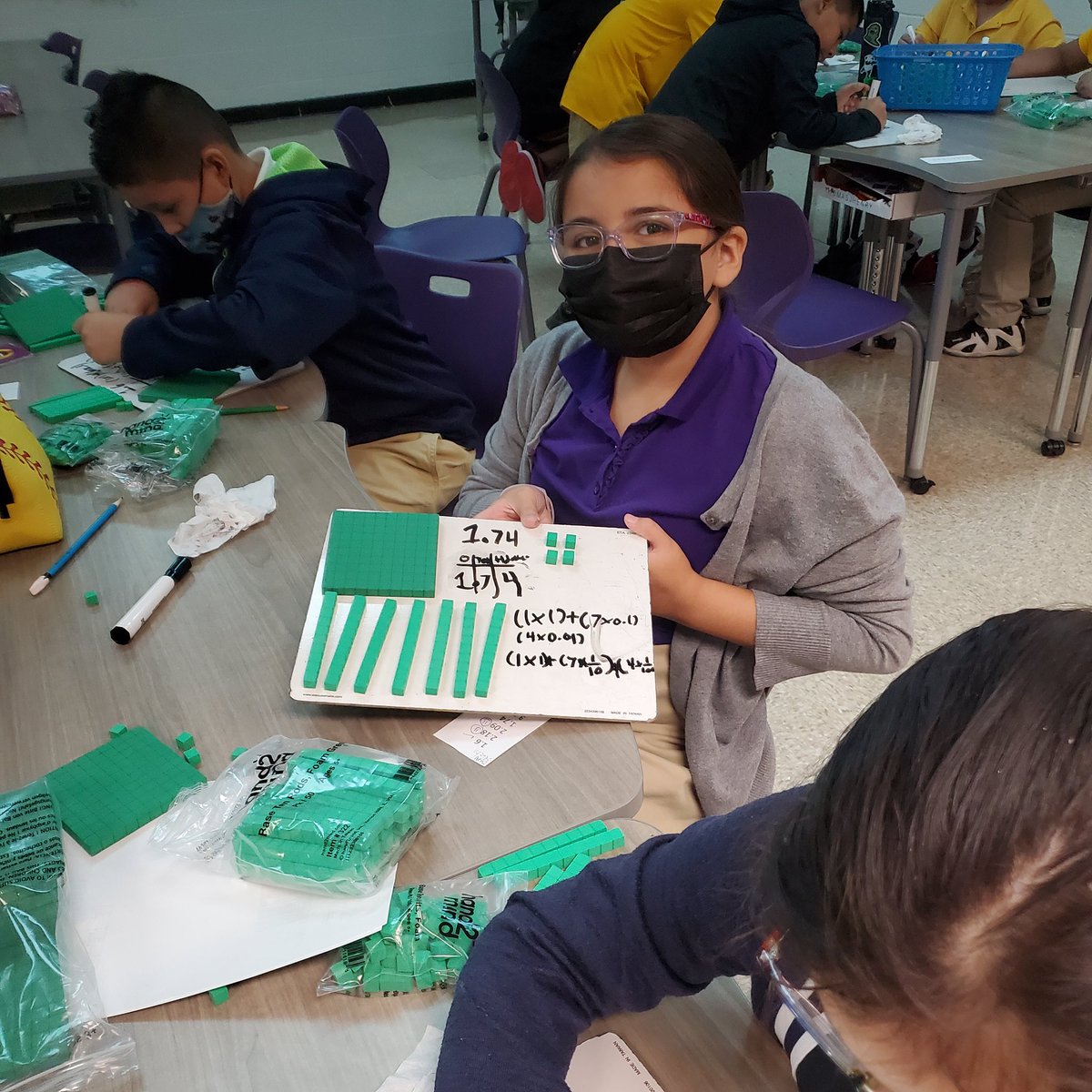 JenRamirez81's tweet photo. These scholars were eager to be introduced, and then dive right into decimal place value for the first time. We are rockin in 4th grade Math @PeralesESchool @EISDofSA https://t.co/J7xtmXP7Zd