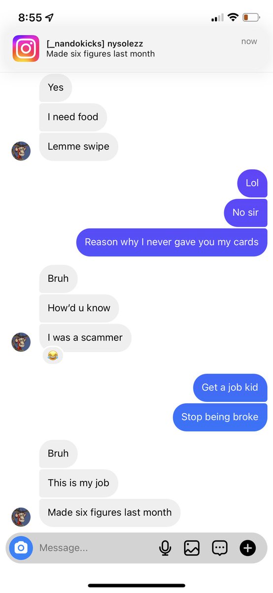 Nandokicks's tweet image. Be careful with just letting anyone run your cards!! Bums 🤣