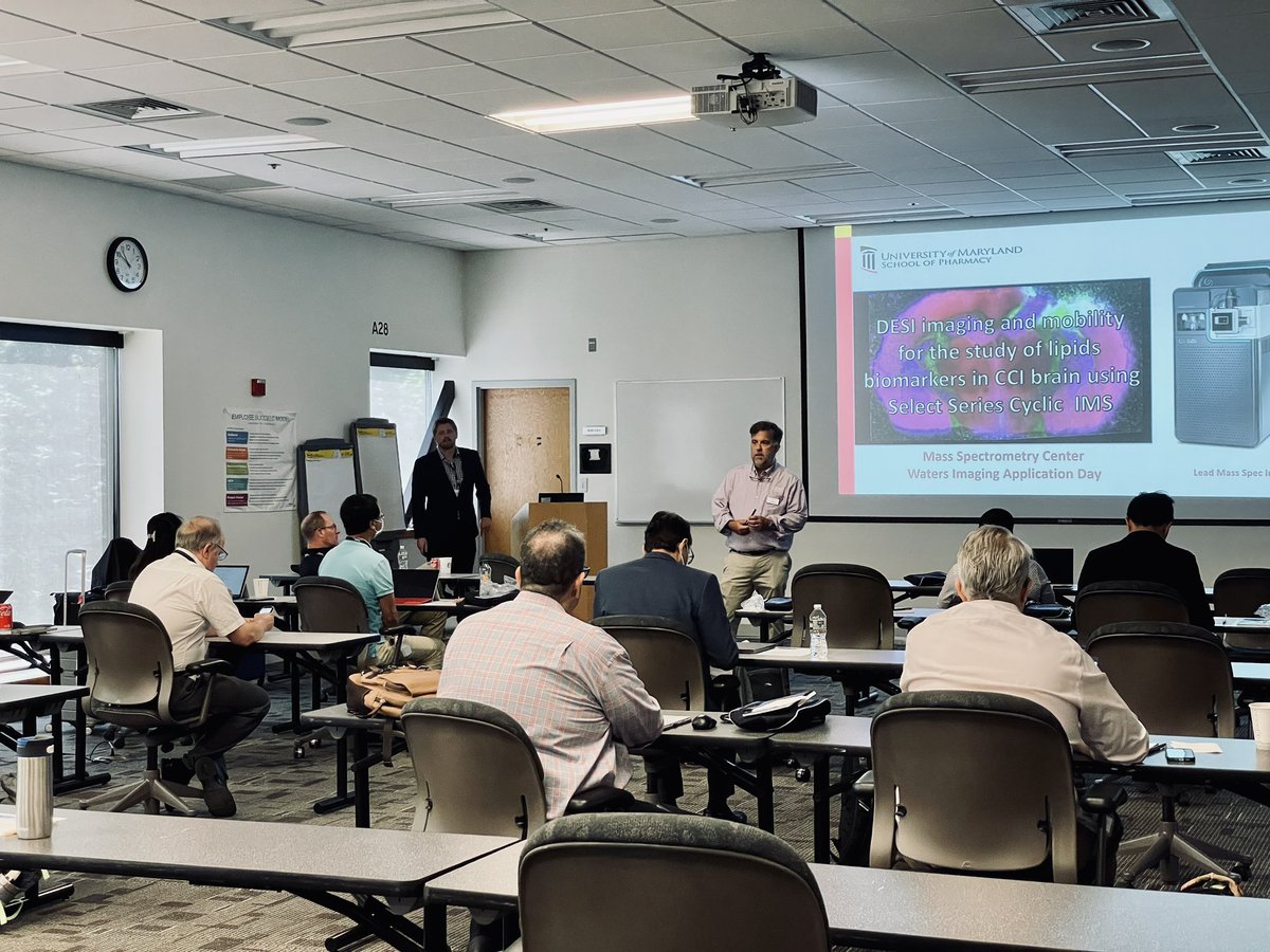 bindesh1's tweet photo. Great first #Imaging application day after two year COVID hiatus at @WatersCorp @WatersAMST, Thank you Jephte Akapo @KUMedCenter and Temple Andrews @UMD_CollegePark for presenting their imaging talks #MSImaging @IMSSNews @imaging_ms #Metabolomics #Lipidomics https://t.co/v0FLUDbeVS