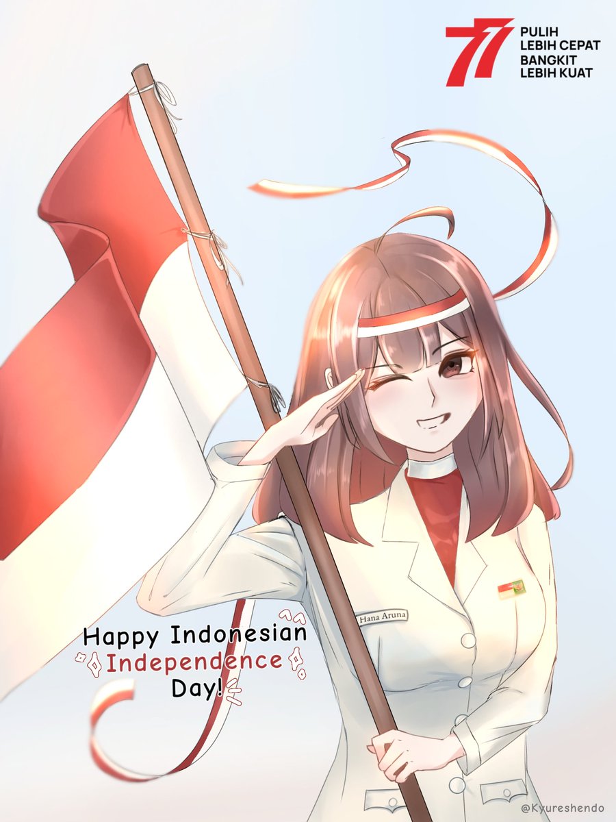 Dirgahayu Republik Indonesia ke-77 tahun!🇮🇩
#HUT77RI #17agustus #Harikemerdekaan #HappyIndependenceday2022 #art #illustration