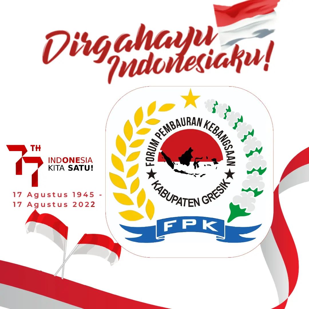 fpkgresik's tweet image. Dirgahayu Republik Indonesia ke-77

Makmur dan jayalah Indonesia!!

#fpkgresik #hutri77
