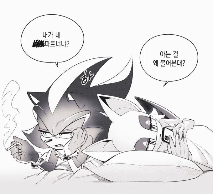 🦔🦇섀도루즈인데 섹텐이 좀 있어서...😅 문제시 삭제함.
#shadouge 
