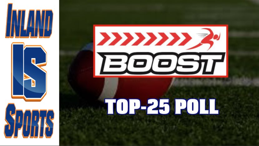 🍽️ Feast on our Boost Preseason Top-25 Football Poll.
📣 We'll be posting weekly rankings on the Inland Sports Show all season long!
🏈 Let it rip ...
📺 youtu.be/Gd_acqlQZAE