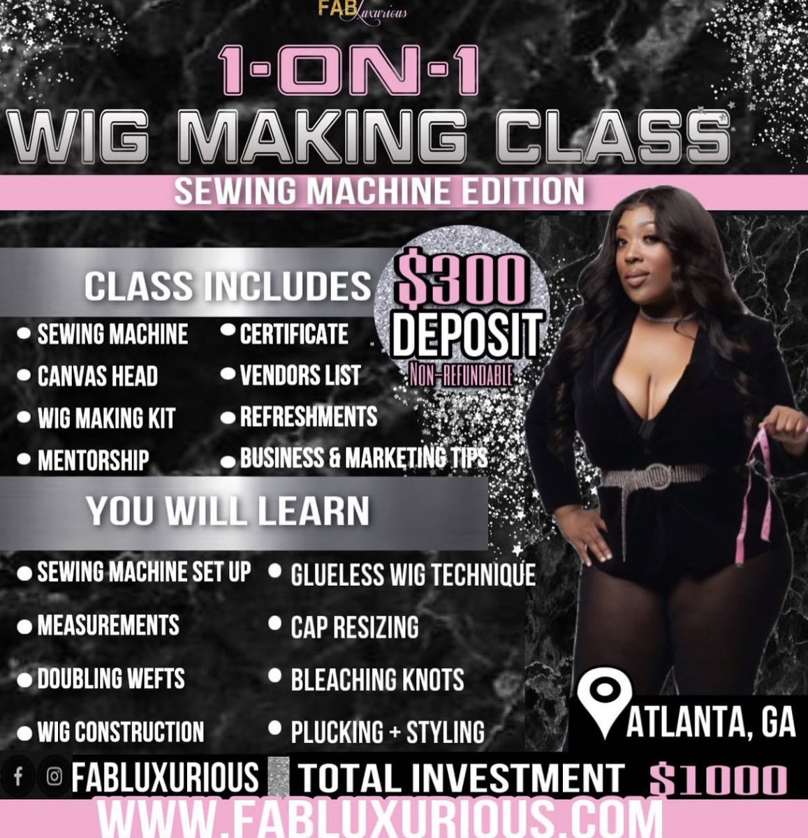 carmel_brown1's tweet image. Learn How to Make A Custom Wig On The Sewing Machine in 30 Minutes or Less‼️fabluxurious.com #wigmakingclass #wigmakeratl #atlhairstylist #wigsatl #cau26 #spelman26 #auc #wigclassatl #clarkatlanta #hairatl #wigs #laceinstall