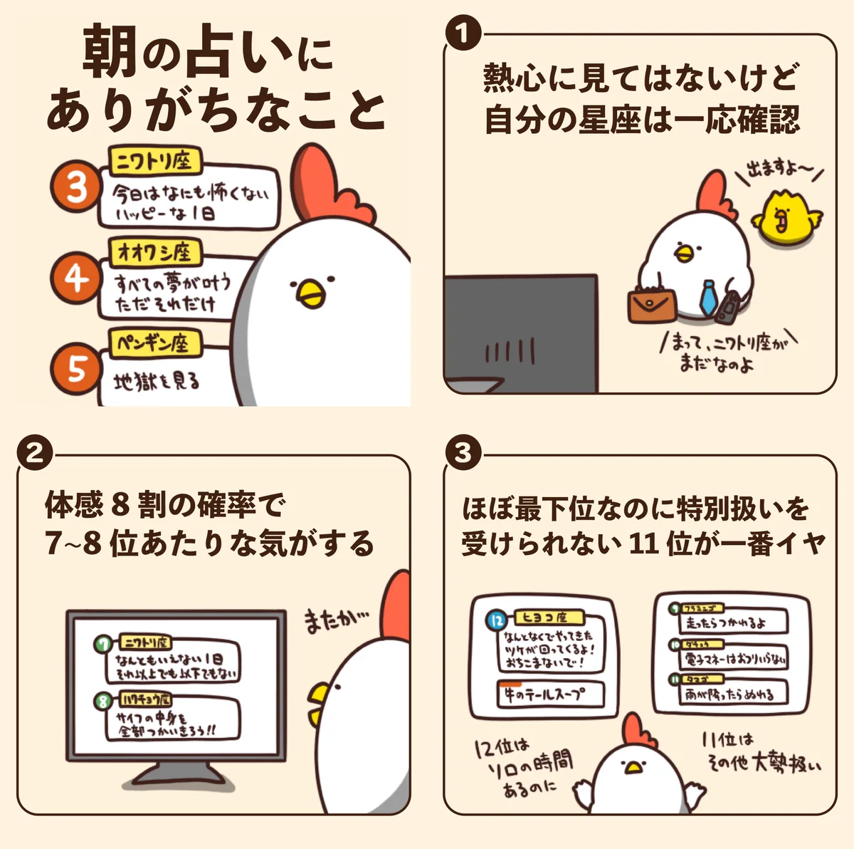 朝の占いをよくチェックするという人はきっと共感を覚えるはず！朝の占いあるある7選！