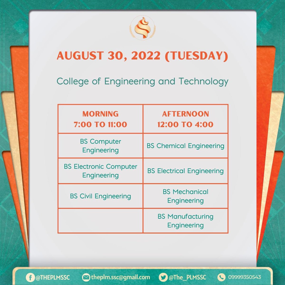 The PLM Supreme Student Council (@plm_ssc) on Twitter photo ๐๐๐๐๐๐๐๐๐๐๐๐: ๐๐๐ ๐
๐ซ๐๐ฌ๐ก๐ฆ๐๐ง ๐๐ซ๐ข๐๐ง๐ญ๐๐ญ๐ข๐จ๐ง ๐๐จ๐ซ ๐.๐. ๐๐๐๐-๐๐๐๐
Heads up, PLM Freshies!
Please be advised of the schedule of your orientation to be held at the University Activity Center (UAC). ๐๐๐๐๐๐๐๐๐๐๐๐: ๐๐๐ ๐
๐ซ๐๐ฌ๐ก๐ฆ๐๐ง ๐๐ซ๐ข๐๐ง๐ญ๐๐ญ๐ข๐จ๐ง ๐๐จ๐ซ ๐.๐. ๐๐๐๐-๐๐๐๐
Heads up, PLM Freshies!
Please be advised of the schedule of your orientation to be held at the University Activity Center (UAC).