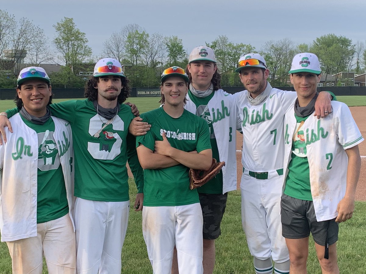 sciotobaseball's tweet photo. Have a great 1st day back Scioto Baseball! Be leaders⭐️Be kind💚and Have a Blast🥳 Seniors… start working on the legacy you want to leave tomorrow⚾️☘️ #DCSday1 #BetterTogetherDCS #StrongR https://t.co/QZoieqaqpU