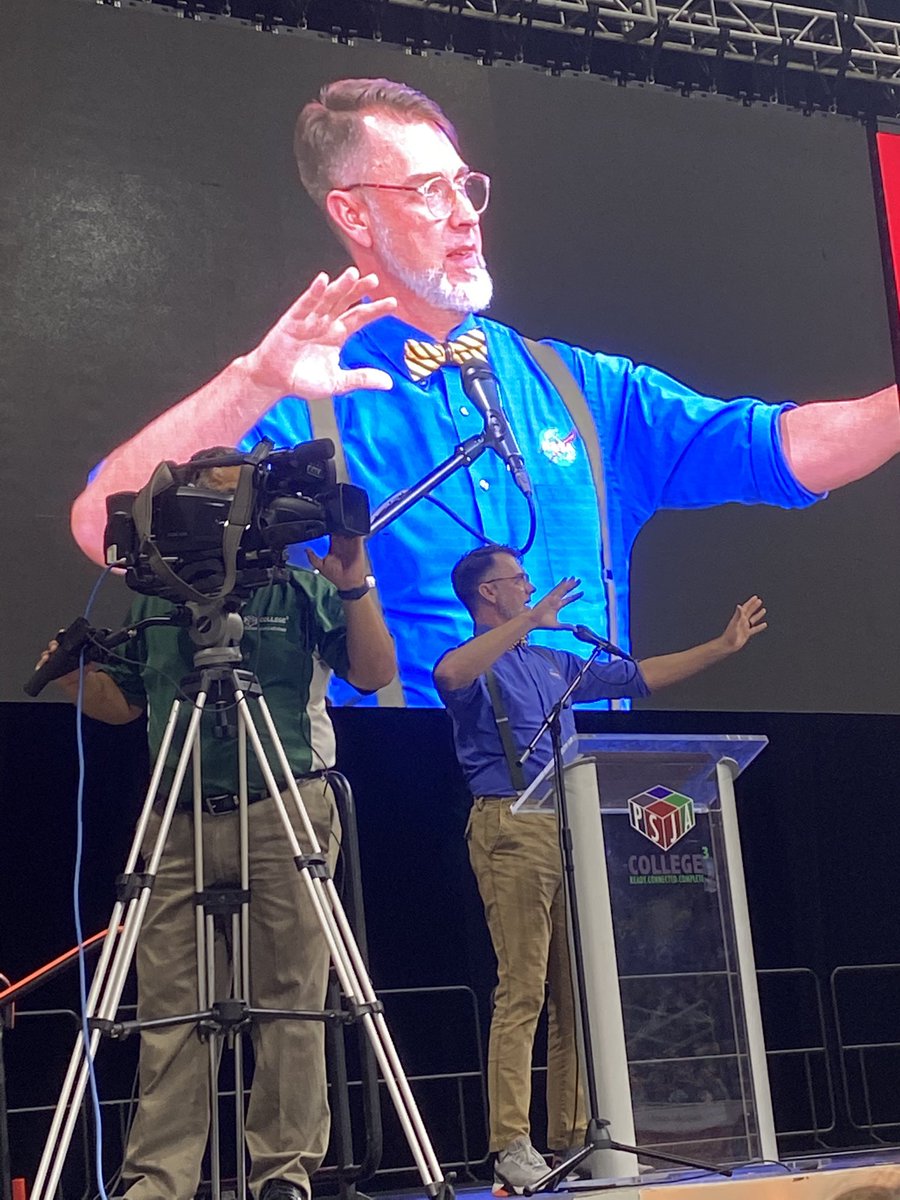 I am so proud of the AMAZING work <a href="/STEM_BowTie/">Steven Smith</a> does for NASA and STEM Education. I meet Steven 6 years ago as part of my collaboration with NASA school projects and NASA Network of States. I enjoyed seeing my friend and colleague on stage as this years keynote speaker. 😃🌎🚀