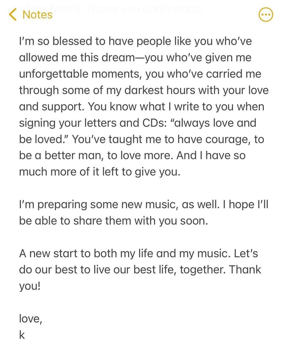 kdramatreats's tweet photo. #KevinOh's letter announcing his marriage with his bestfriend for life, his soulmate and his soon to be wife, #GongHyoJin 😭

The letter is so endearing, congrats to the couple 💛 https://t.co/3hAPK6glol
