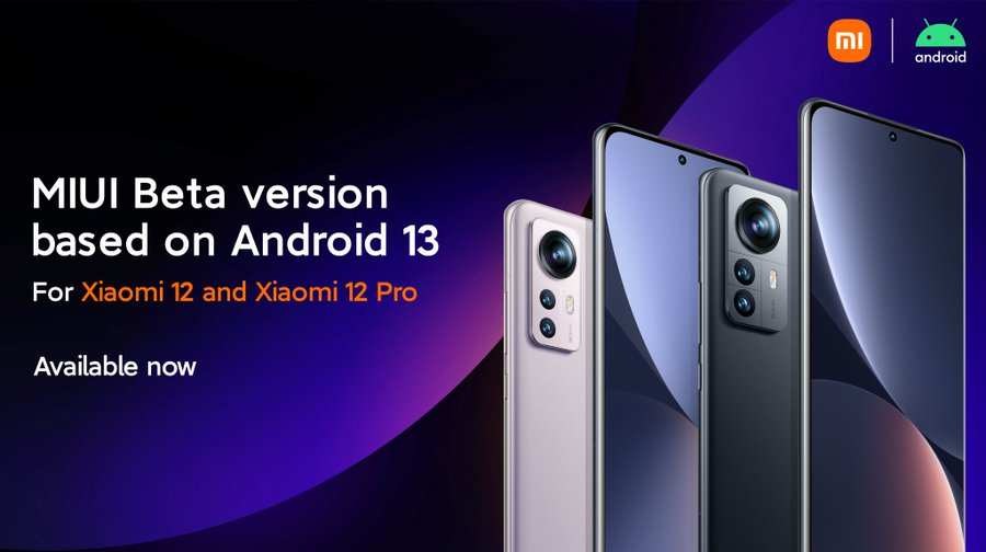 gizmochina's tweet photo. Xiaomi 12, 12 Pro Android 13 beta update with MIUI 13 released

#Xiaomi #Xiaomi12 #Xiaomi12Pro #Android13 #MIUI13 #Android13beta

https://t.co/46aeMM1uNY https://t.co/CMdAjHJOMX