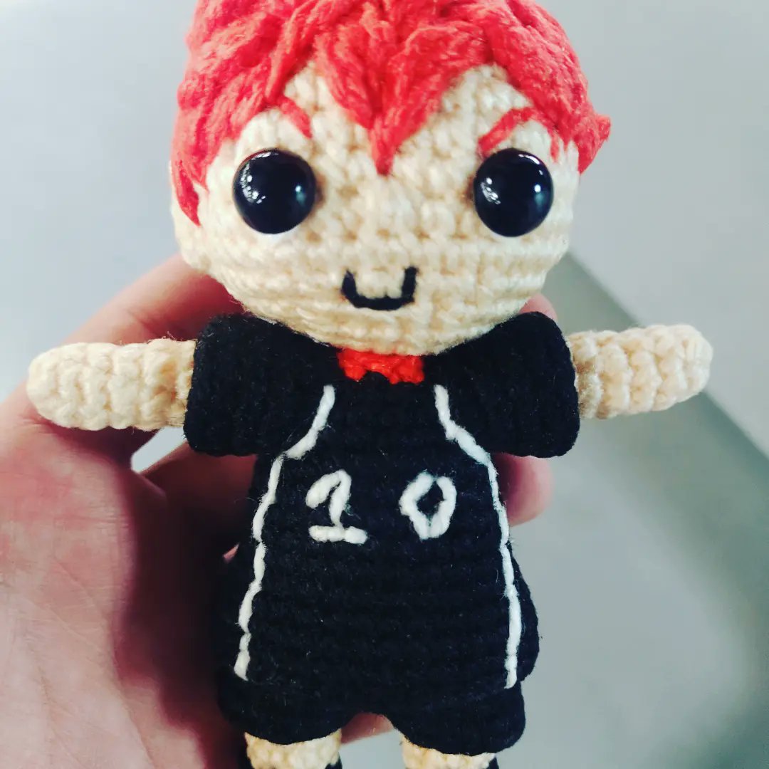 SlrCifuentes's tweet photo. #hinatashoyo #haikyuu #anime #spocon #handmade #amigurumi #PedidoParaUnGranAmigo https://t.co/izSUOPZMFr