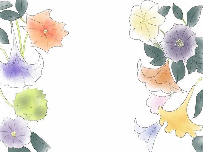 イラストレーター ゆめみ愛さんのプロフィール/無料イラストなら「イラストAC」をイラストACでチェック!  今日8月17日の誕生花「ダツラ、ダチュラ(朝鮮朝顔)」の素材ですダウンロードは上記からお願いします↑上記ページからダツラで検索すると出てきます 