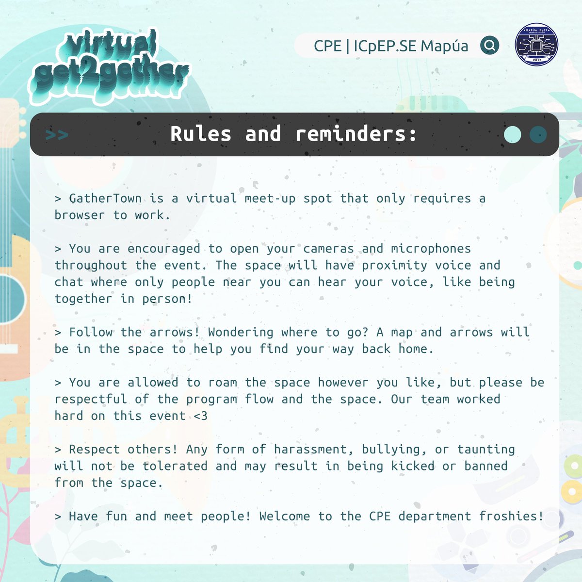 ICpEPseMapua's tweet photo. “It is better to prepare than to repair.” – John C. Maxwell. (1/4)

Ever felt the jitters as you discover you're already attending university? 🥶 What better way to prepare than to learn from our seniors how to survive college life? ✍ https://t.co/nZTlPTmbDt