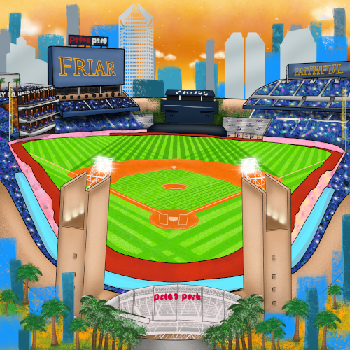 BandwagonNFTs's tweet photo. BALL PARK SERIES - A to Z in 30 DAYS!
in collaboration with @Slama39

Petco Park - Home of the @Padres

MINT NOW!
https://t.co/jSVSGUCXTK

#SanDiegoPadres #MLB #NFT https://t.co/CXrX1ujCAS