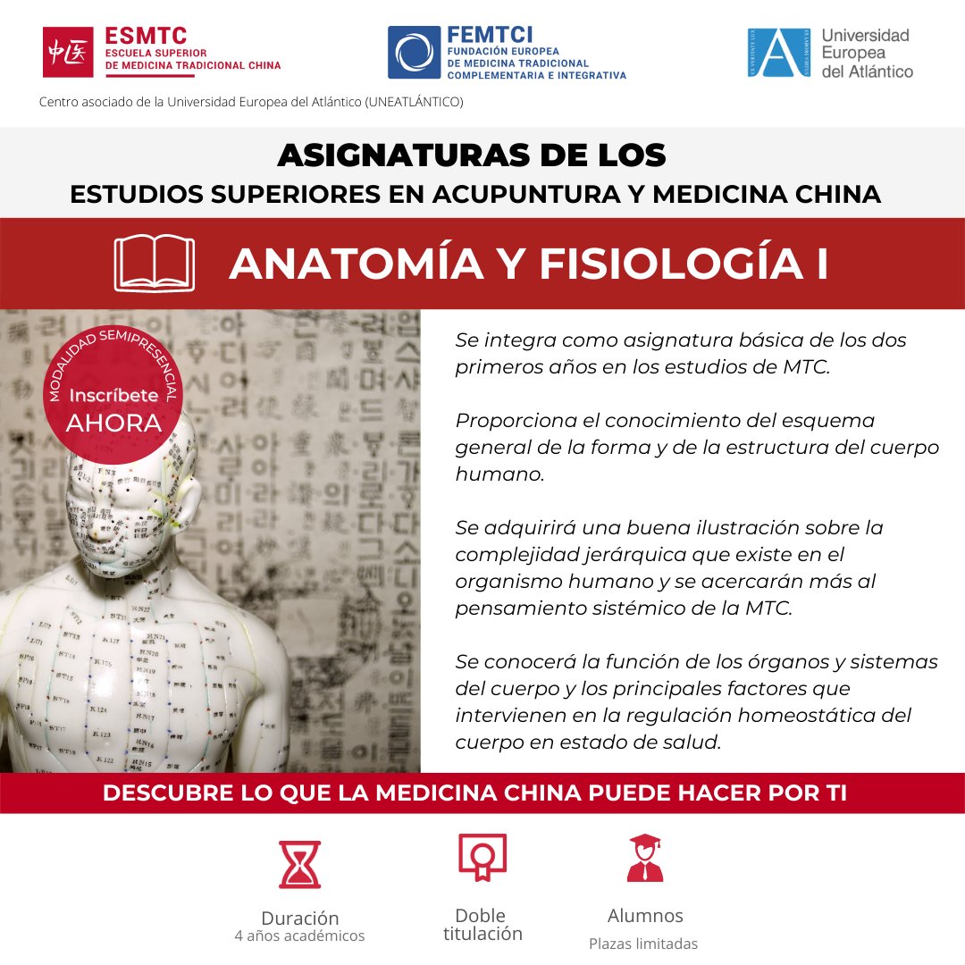 escuelaMTC's tweet photo. 📚Conoce las asignaturas de los Estudios Superiores en Acupuntura y Medicina China.
#TerapiasNaturales #AmalteaCalidad #MTCI #MTC #Medicina #Salud #Terapia #TerapiaNatural #Bienestar #MedicinaChina #Terapeuta #Naturopatía #Fitoterapia #Acupuntura #ESMTC https://t.co/DBmE8K6poz