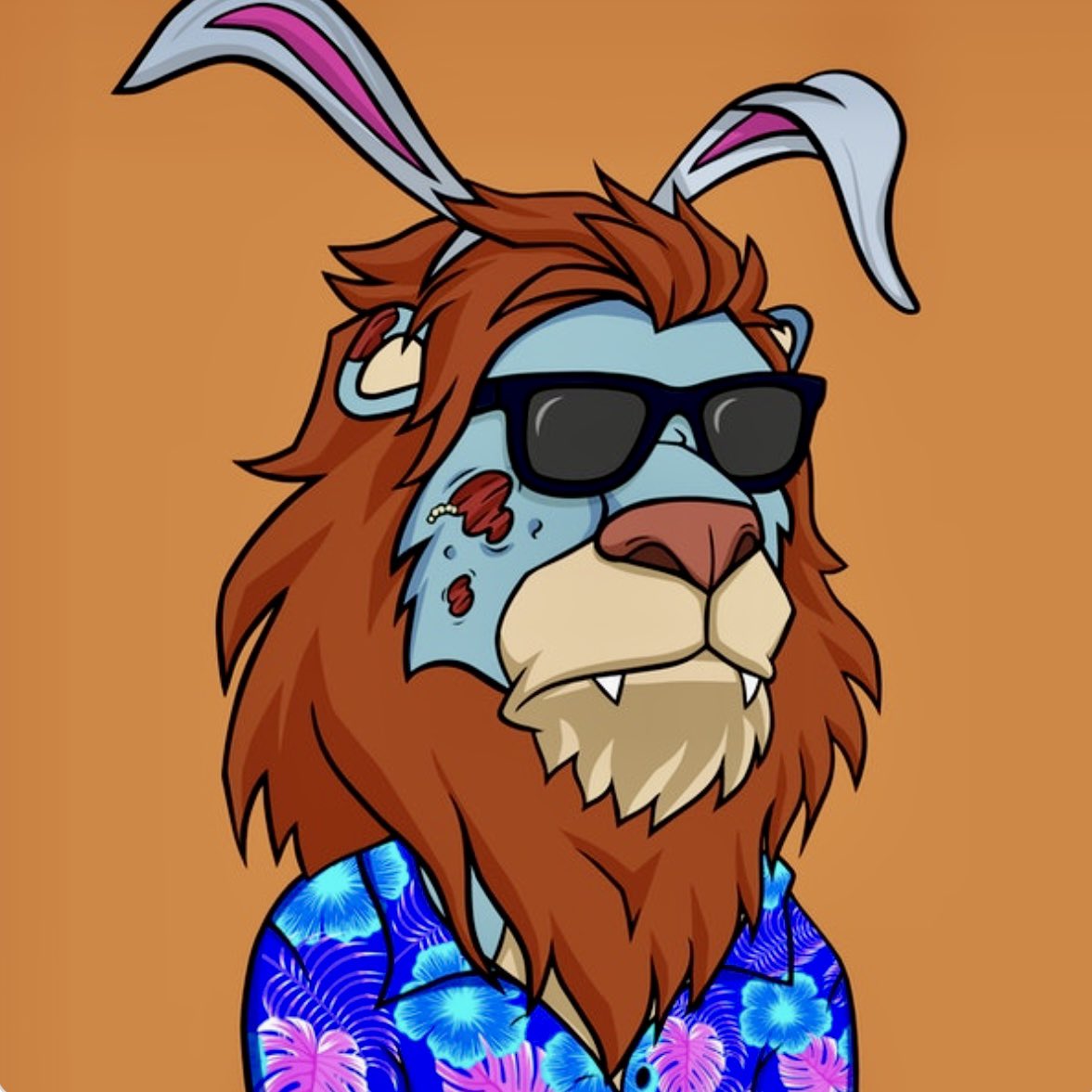 So I did a thing tonight… I’m very excited to officially be a lion and I can’t wait to see the direction our zombie lions are headed! #ROAR #LazyLions #firstofmany