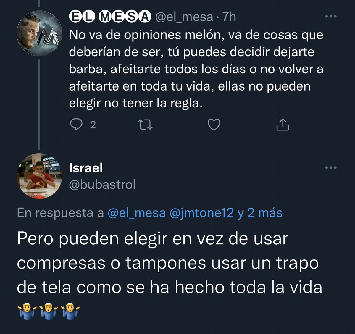 Las 8 de la mañana y ya tenemos al t0nto del día.