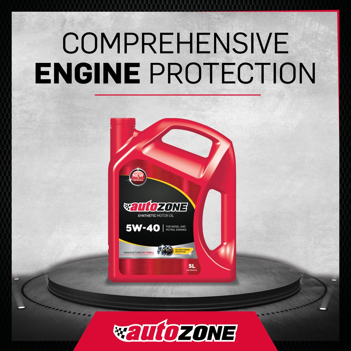 AutoZone’s 5W-40 Synthetic Motor Oil offers comprehensive engine protection and cleansing, even when compared to the longest manufacturer-recommended oil-drain intervals. Shop yours at your nearest AutoZone today - bit.ly/3PY1rgf