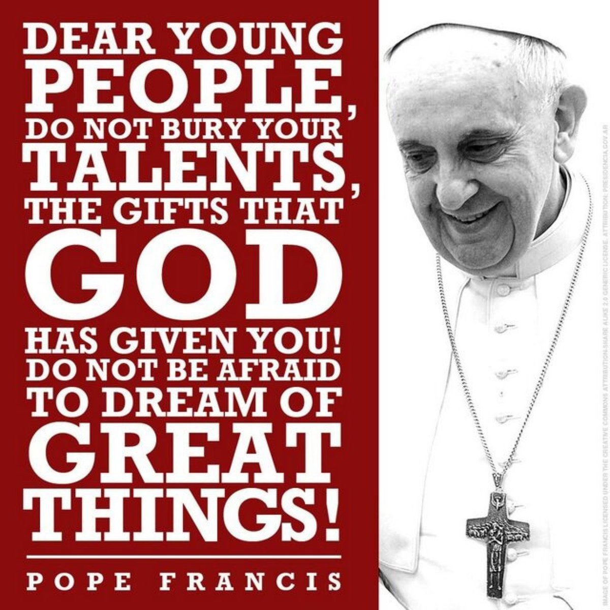 A message from Pope Francis for our young people returning to school today! ❤️