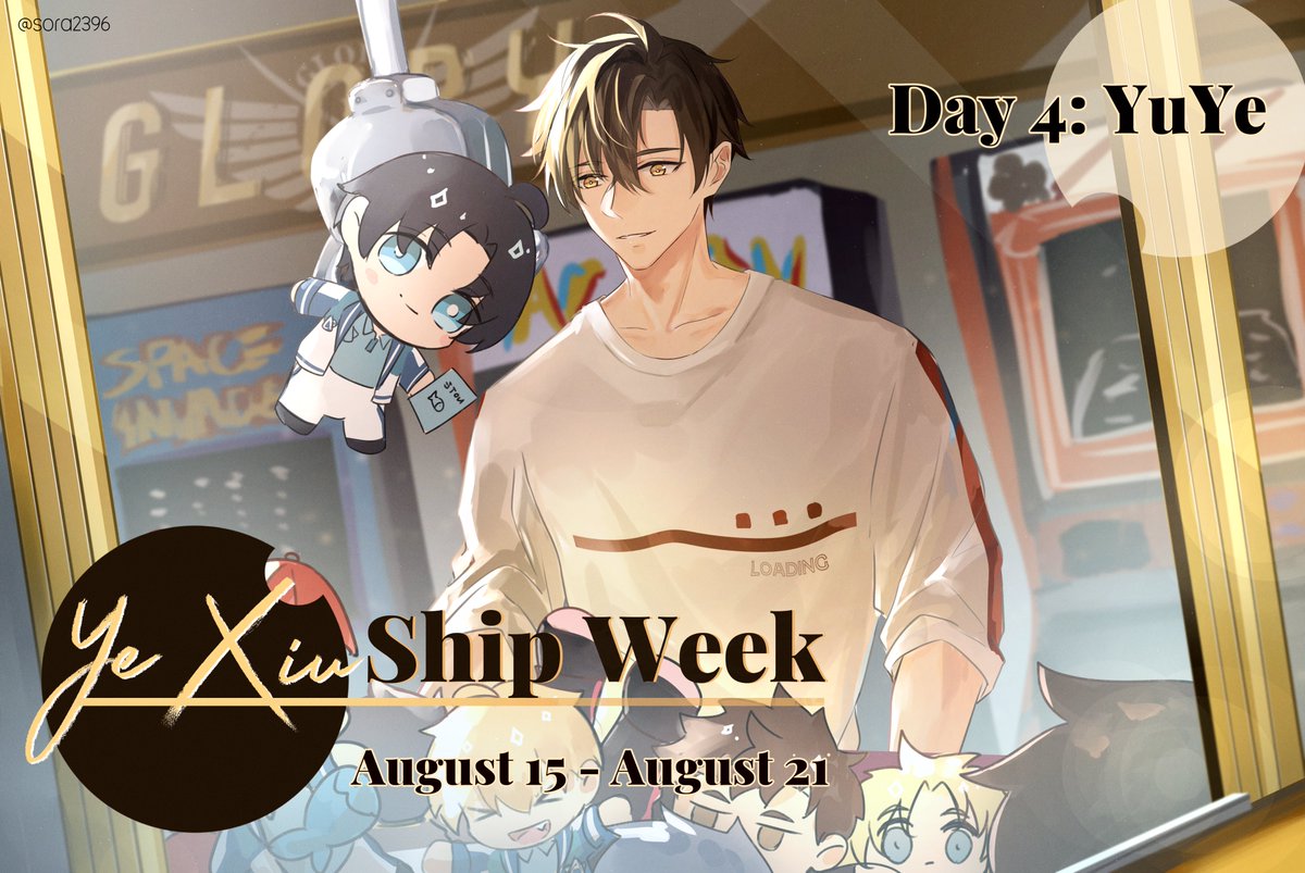 tkaevents's tweet photo. ⌨️YE XIU SHIP WEEK😍

📅15-21 Aug 2022

Day 4: #YuYe #喻叶

Carrd: https://t.co/w2HGPe9lBm
AO3: https://t.co/hgwN1bYoSp

All fanworks welcome!

#TheKingsAvatar #全职高手

Art by @sora2396 https://t.co/qEza1AlauJ