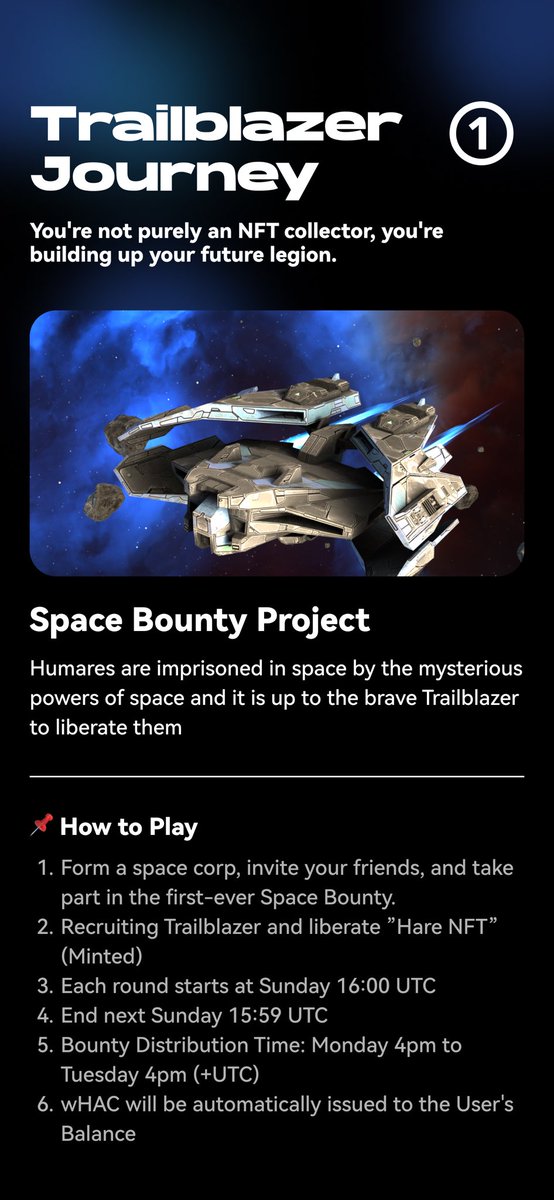 0xhares's tweet photo. The Planet Of The Hares Trailblazer Journey begins
🌍Space bounty project waiting for you to join！
Learn more:  https://t.co/nSglAIXKI3 https://t.co/Sdf9pvuSbe