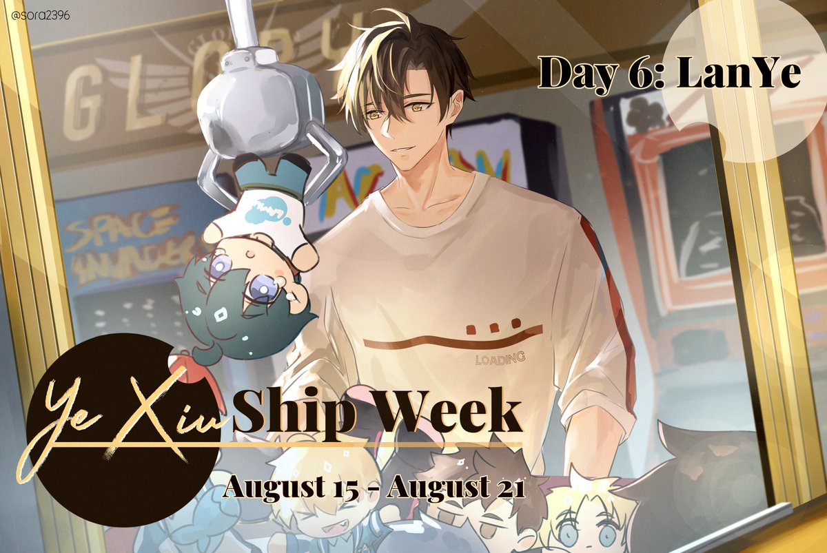 tkaevents's tweet photo. ⌨️YE XIU SHIP WEEK😍

📅15-21 Aug 2022

Day 6: #LanYe #蓝叶

Carrd: https://t.co/w2HGPe9lBm
AO3: https://t.co/hgwN1bYoSp

All fanworks welcome!

#TheKingsAvatar #全职高手

Art by @sora2396 https://t.co/qyVg2tdbiL