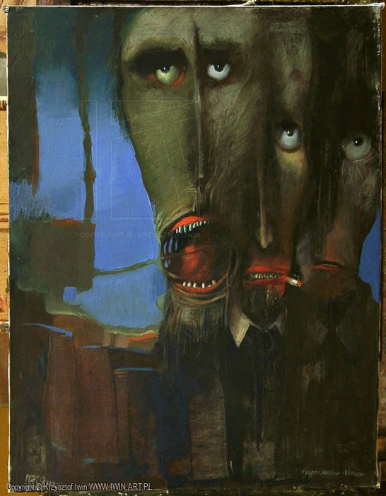 krzysztof_iwin's tweet photo. Krzysztof Iwin – „Kacper,Melchior i Baltazar” olej płótno 65x85cm (2000) https://t.co/sHFVhPAAX2 #Kacper #MelchioriBaltazar #65cm #85cm #2000r #brązy #błękity #czernie #szarości #zielenie #art #painting #Iwin #KrzysztofIwin  ... https://t.co/bZVUdOr8Ce
