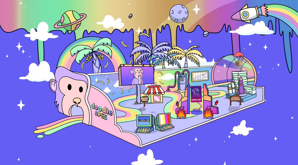 This colourful roadmap right here is in full swing. The team is putting in some solid work right now. 

<a href="/DoodleApesCNFT/">doodle APES</a> MINTING NOW 🚨 🚨🚨

discord.gg/S7unPj8N
#cnft #nft #cardano #crypto #fun