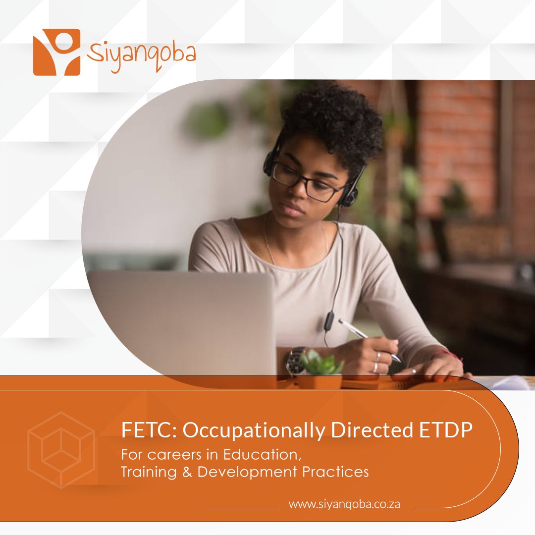 Siyanqoba_ZA's tweet photo. Become an #ETD practitioner with our #accredited NQFL4 qualification.
https://t.co/hteNpcqF18
#Siyanqoba #OccupationalDev #OBE #educator #EDTP #NEXTEC #PeopleSolutions #ProudlyEOH https://t.co/zX0kQzey0M