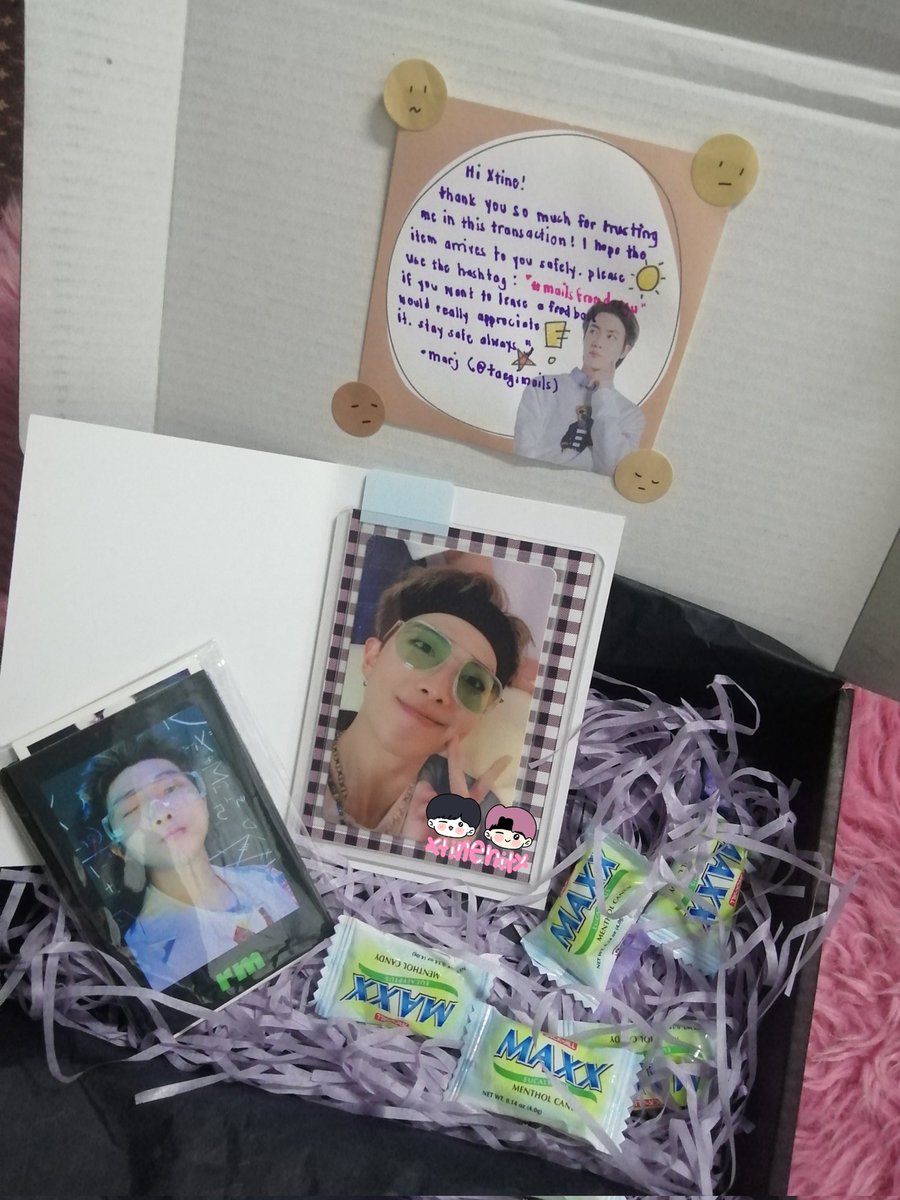 xtinenamgi613_'s tweet photo. 💌: @taegimails #mailsfromdaegu
5th muster joon haver na 🥰 thank you for letting me adopt this pc, he arrived safely 💜✨ https://t.co/OmzHa93oZm