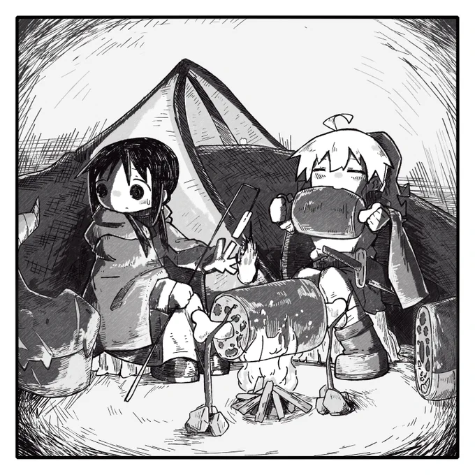 62.
討伐完了
#少女終末旅行 
#100日チャレンジ 