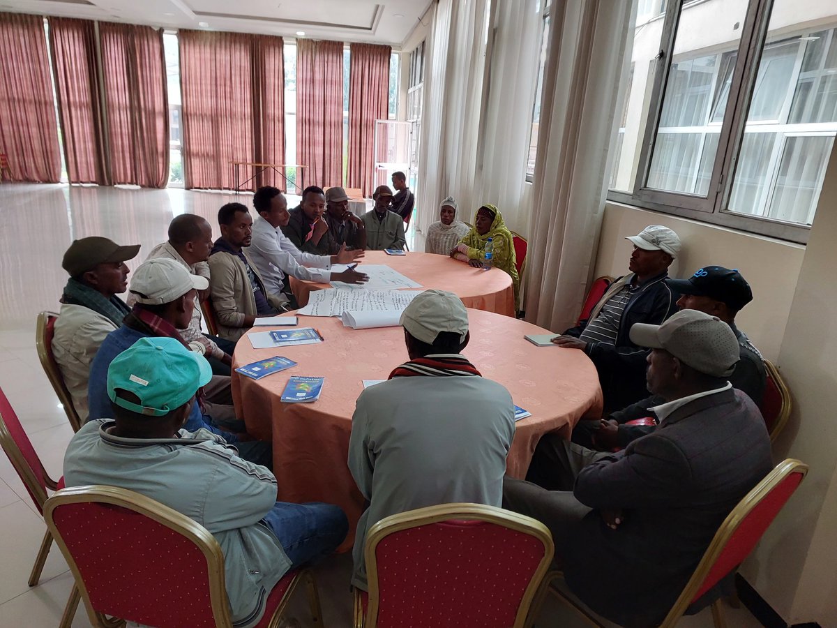 CGKChege's tweet photo. Durum wheat LINK workshop in Bishoftu, Ethiopia with stakeholders..Great processing opportunities for private sector @konyangokev @markincolombia @BiovIntCIAT_eng @CelineTermote @mtilahun279
#LINKTRAINING https://t.co/hlfwtmNgpJ