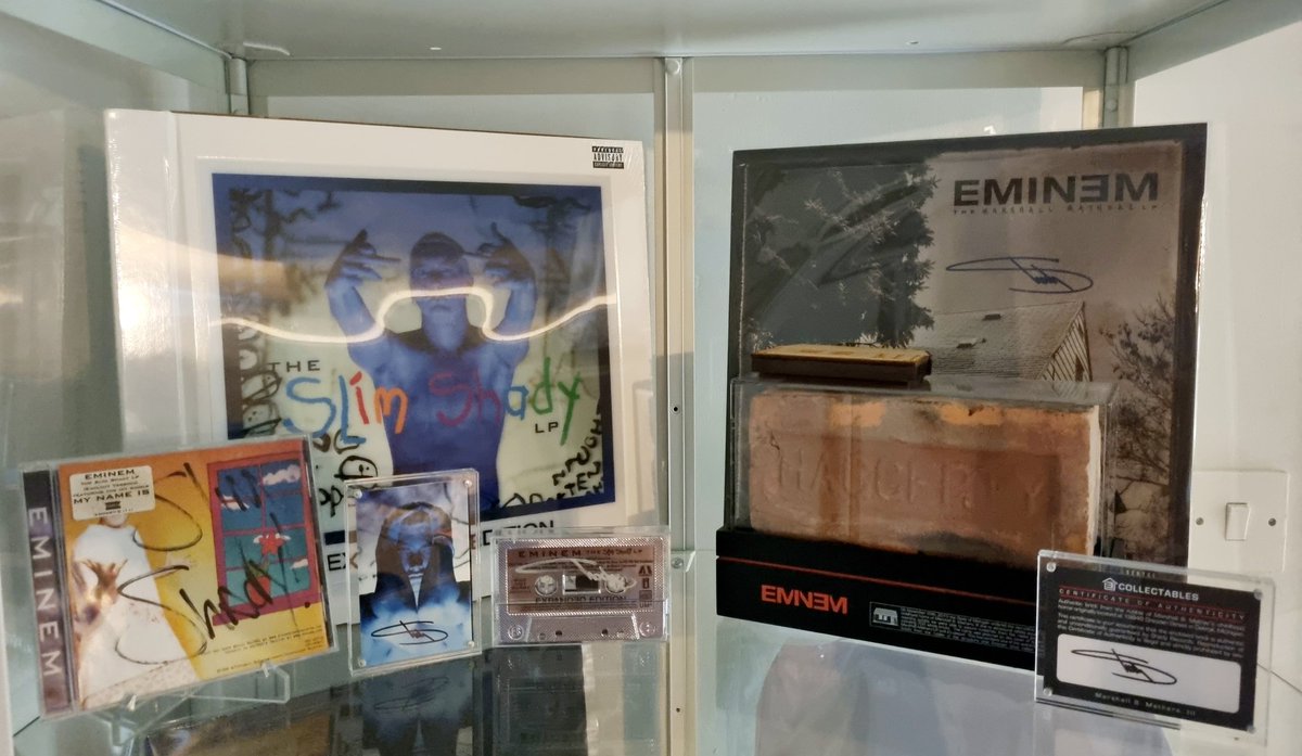 Keyser_Soze76's tweet photo. #MarshallMathers #Eminem #SlimShady #Infinite #SSEP #SSLP #MMLP #TES #Encore #Relapse #Recovery #MMLP2 #Revival #Kamikaze #MTBMB #CC2 #BME #RollModel #SoulIntent #Signed #Collecting #Rare @Eminem @rosenberg @NateKane247 https://t.co/98sGHJ9GH8