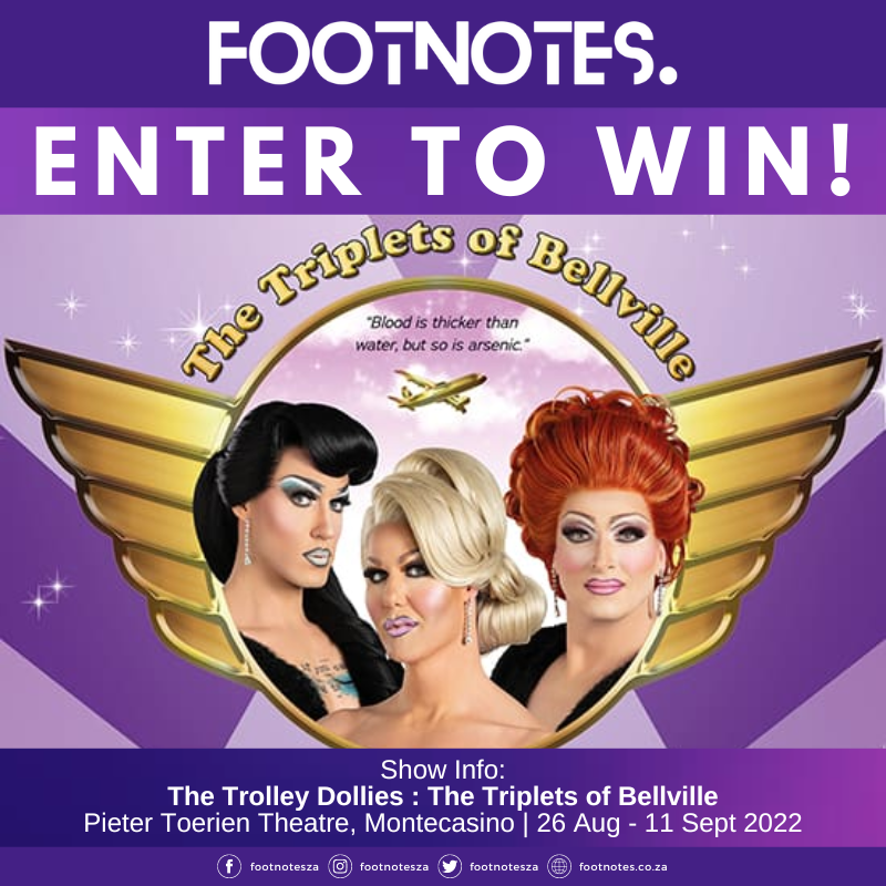 COMPETITION TIME!

Cathy, Holly &amp; Molly are jetting back to Joburg to the <a href="/Monte_Theatre/">Monte_Theatre</a> from Friday 26 August.

Win a set of double tickets to 'The Trolley Dollies' on Fri, 26 Aug at 8PM.

Visit our website (footnotes.co.za) &amp; click on the competition banner to enter.