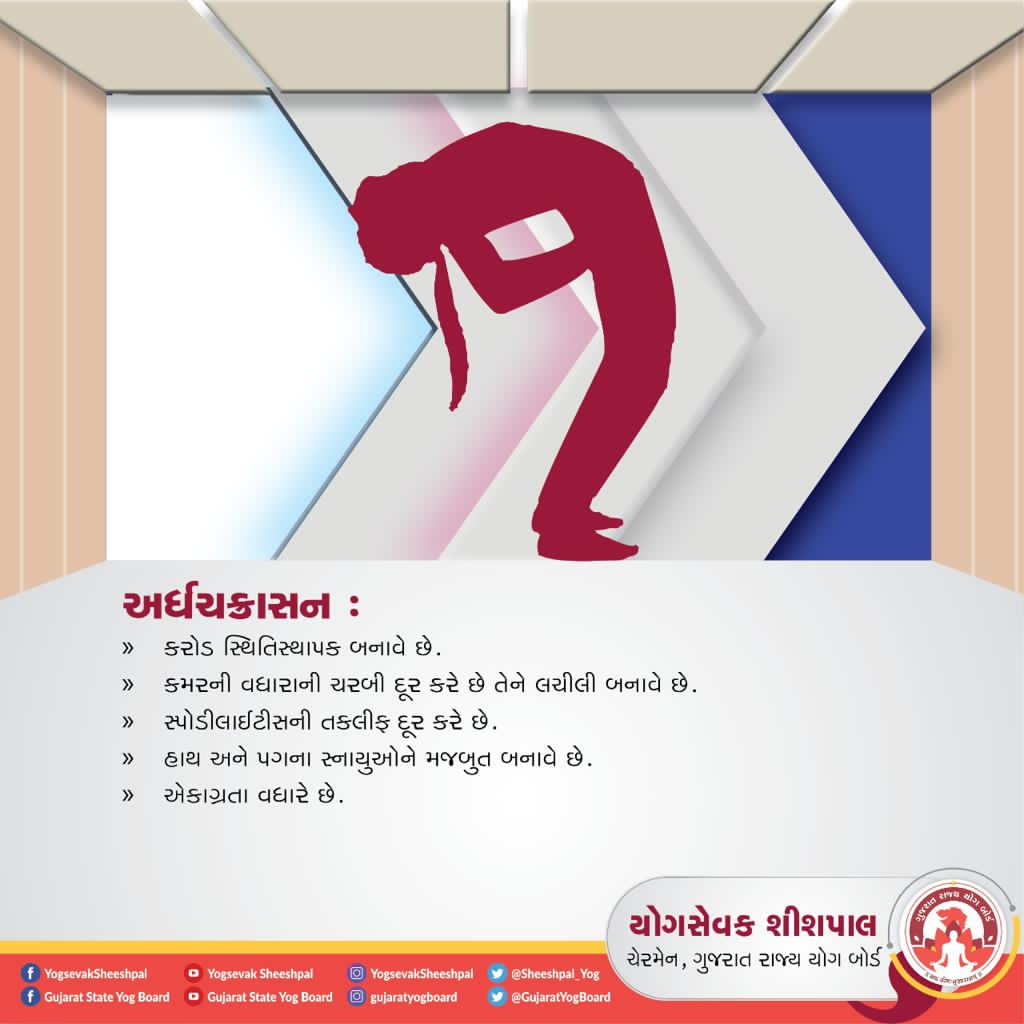 Sheeshpal_Yog's tweet photo. " योग से निर्णय शक्ति और बुद्धि शक्ति बढ़ती है  "

खास सूचना ::- कमरदर्द हो तो आगे नहीं जुकना और हर्निया या चक्कर की तकलीफ हो तो पीछे नहीं जुकना। https://t.co/Vljw6PrT90