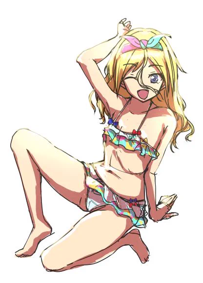 これはボツになったひかりちゃん。いつか描きなおすかも??? 